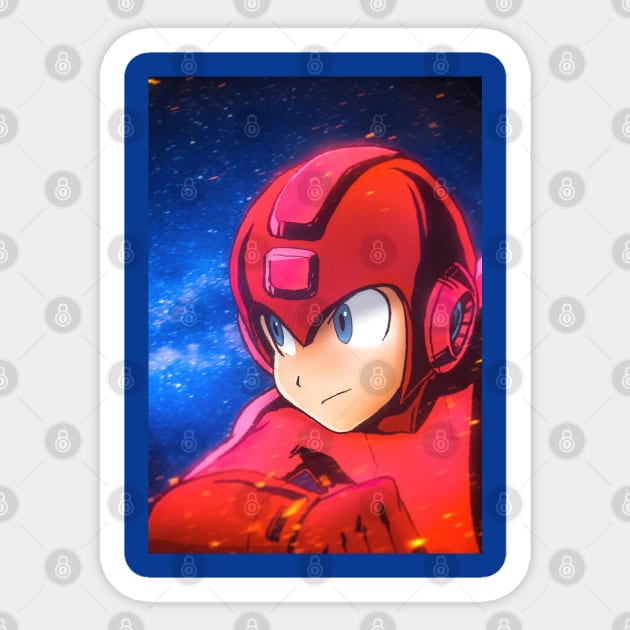 Megaman Sticker by THERENDERSHOW